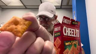 CheezIt Hot & Spicy Flavored Baked snack Crackers  # The Beer Review Guy