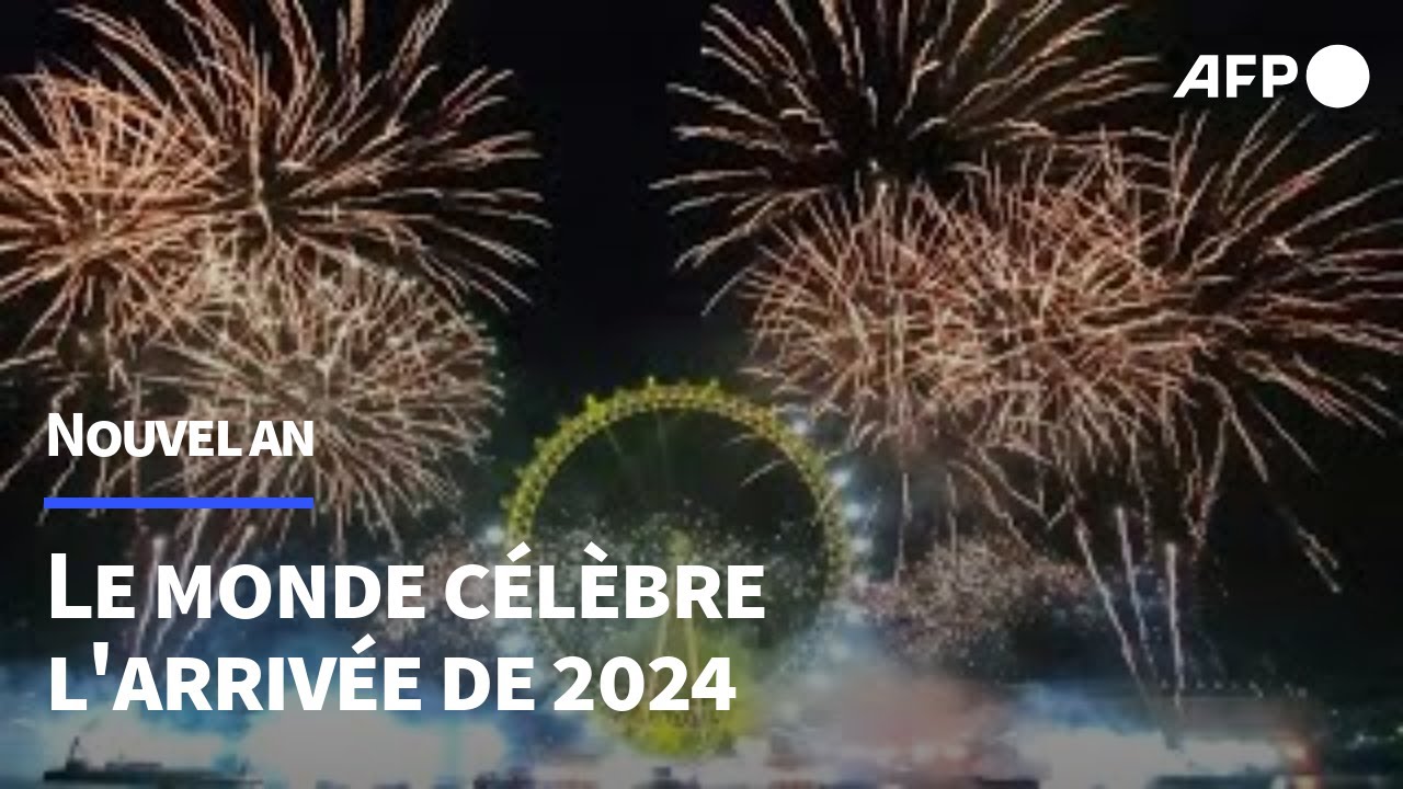 Paris, Londres, New York… le monde entier a fêté le passage à 2024 (photos  et vidéos) 