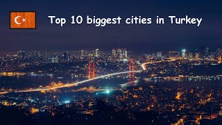 TOP 10 BIGGEST CITIES IN TURKEY 🇹🇷 Resimi