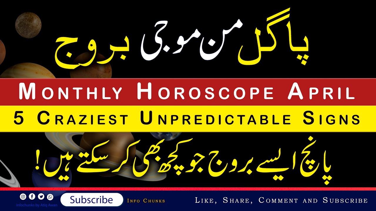 Top 5 Craziest Zodiac Signs unpredictable zodiac signs Horoscope
