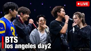 Full fancam! BTS Los Angeles concert Jungkook,jimin and Jin tear RM's shirt during the LA tour
