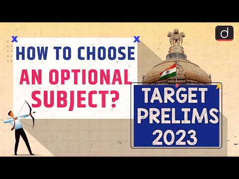 How to Choose an Optional Subject for UPSC? | Drishti IAS English
