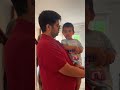 Explaining baby by making him understand what is right and what is wrong