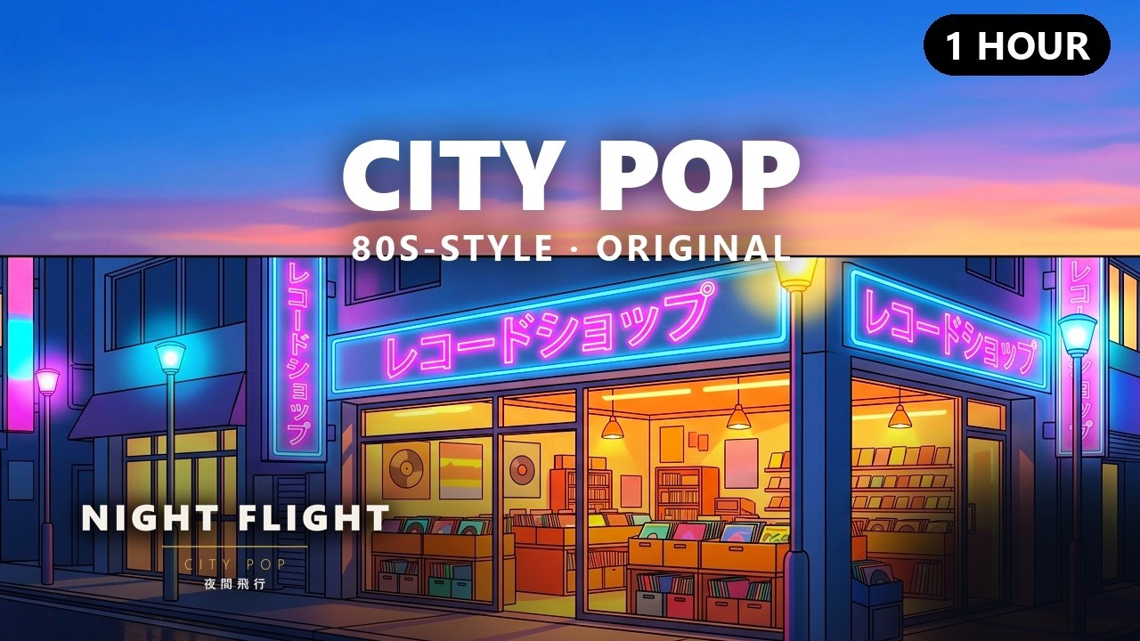 80s Japanese City Pop | Midnight Record Store | 真夜中のレコード店
