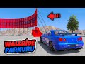 Hızlı Yarışçı Arabalar WallRide Parkurunda Yarışıyor - GTA 5