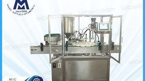 Face cream filling machine(MIC-LL45 turntable jars cream filling and capping machine)