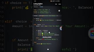 Learn Python by Building a Real ATM Banking System! #python #coding #dsa #programming #excel