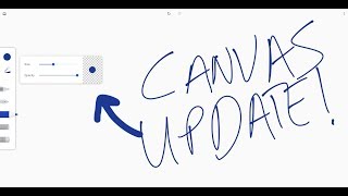 Chrome Canvas Brush Size and Opacity