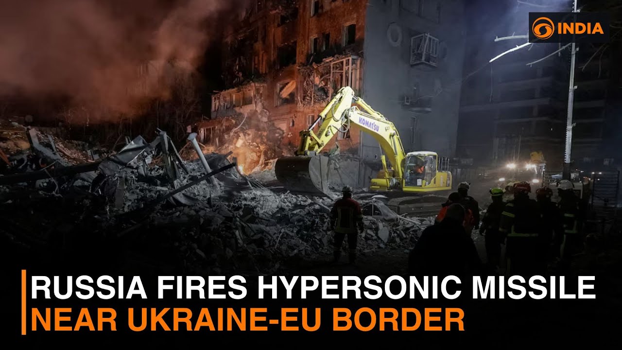 Russia fires hypersonic missile near Ukraine-EU border | DD India - YouTube