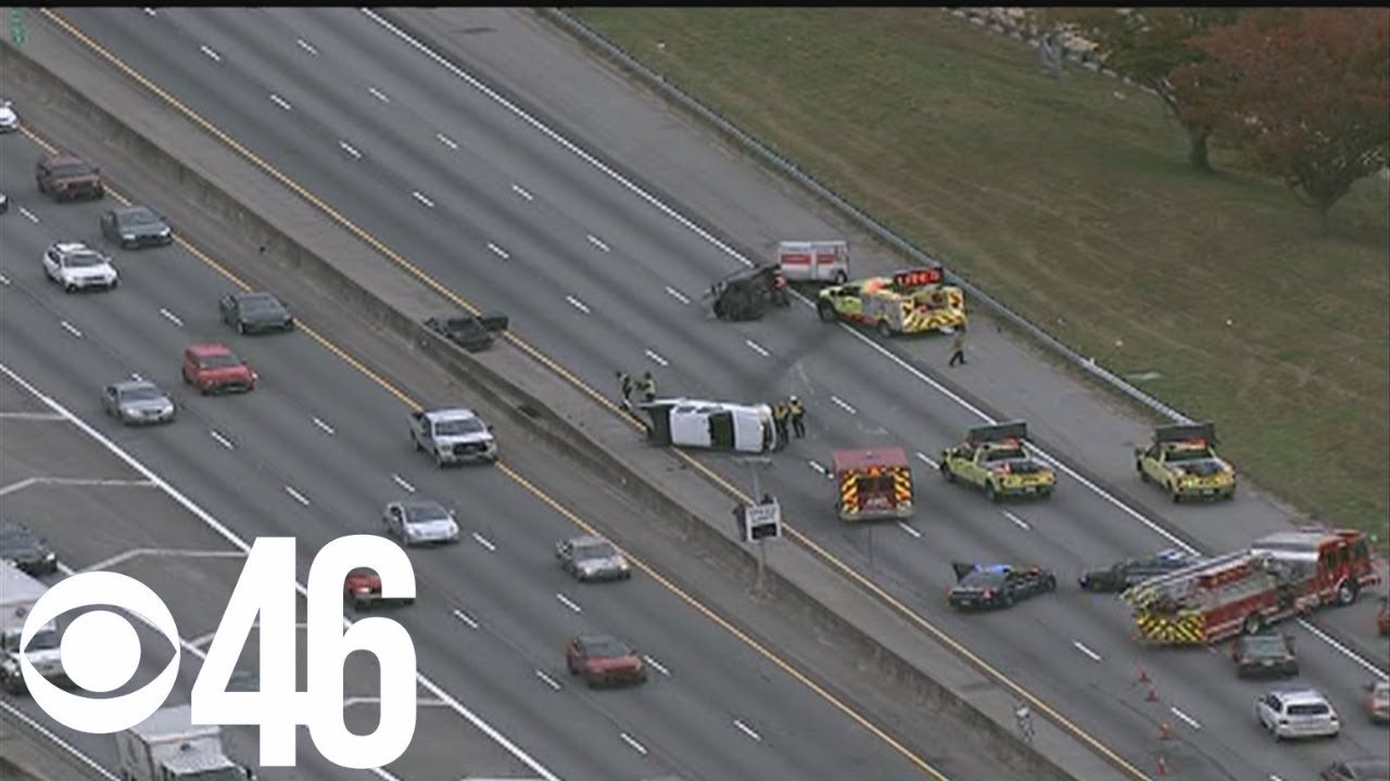 All lanes of I-285E in DeKalb County blocked due to multi-vehicle crash ...