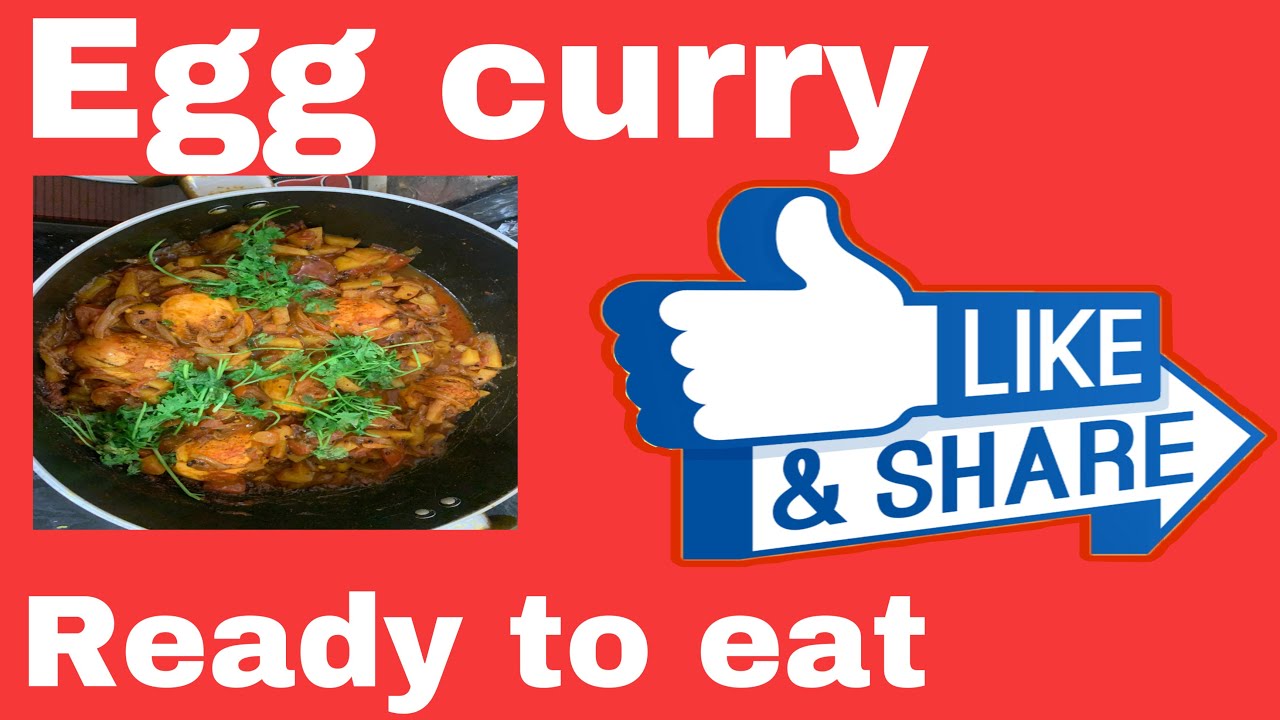 Egg curry ready to eat - YouTube