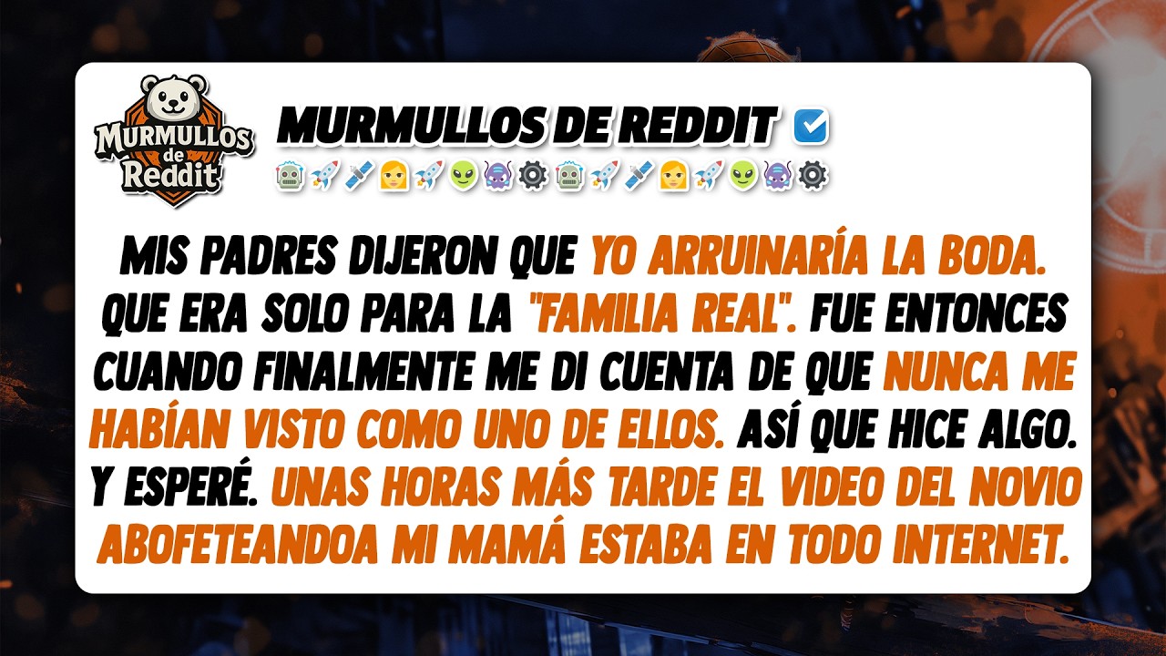 Mis padres me prohibieron ir a la boda de mi hermana. Hasta que un video del novio abofeteando a mi