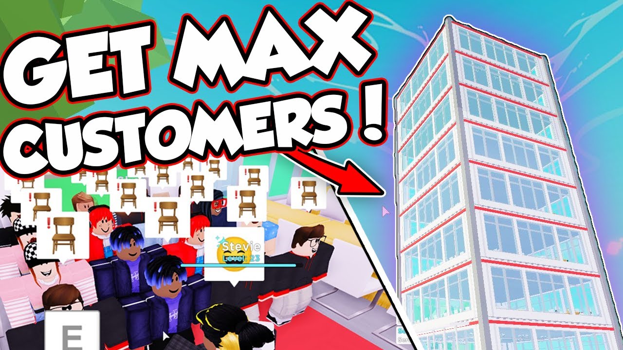 How To Get Max Celebrity Customers My Restaurant Celebrity Update Roblox Youtube - how to make a roblox skin calep midnightpig co
