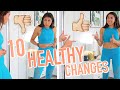 10 HEALTHY FITNESS CHANGES I MADE! Fitness & Health Tips!