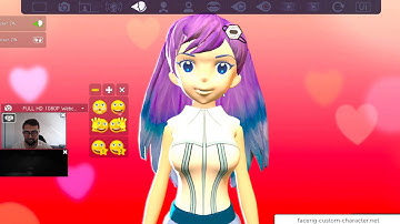 Facerig 3D anime girl CUSTOM made