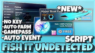 FISH IT Script Free Pastebin 2025 *NO KEY*, Auto Farm , Auto Catch , Instant Catch , Gamepass