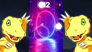 Digimon Theme Song Dream Magic Tiles ~RHYTHM GAME~ screenshot 2