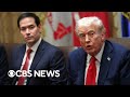 Trump takes questions on Gaza ceasefire and hostage release plan