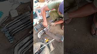 proses pembentukan pisau sadap#blacksmith #handmade #forging