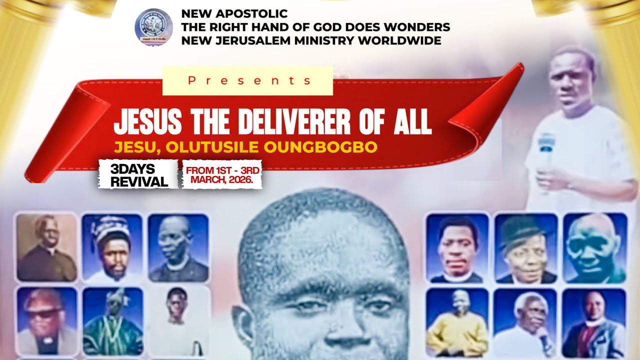 3 DAYS REVIVAL.... JESUS THE DELIVERER OF ALL