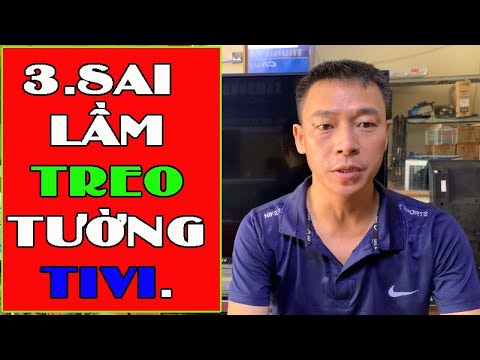 Video: Tại gì chiều cao để treo TV trên tường?