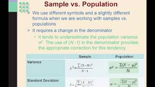 Variability/Dispersion Lecture