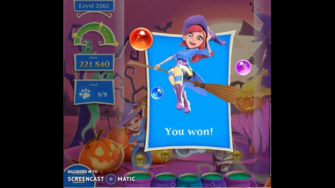 Bubble Witch 2 Saga Level 462 (Animals mode) - 3 Stars Walkthrough, No  Boosters 