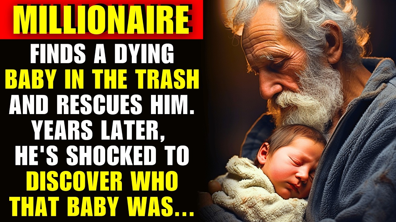 Old MILLIONAIRE Finds a DYING BABY in the TRASH and Rescues Him. Years ...
