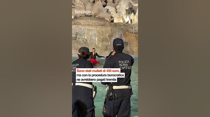 Sposini ballano nella Fontana di Trevi: “Era il nostro sogno, ci siamo detti facciamo una follia”
