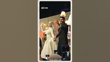 بيرشوهم بالملح أجواء مميزة في حفل زفاف إبراهيم عادل نجم بيراميدز 