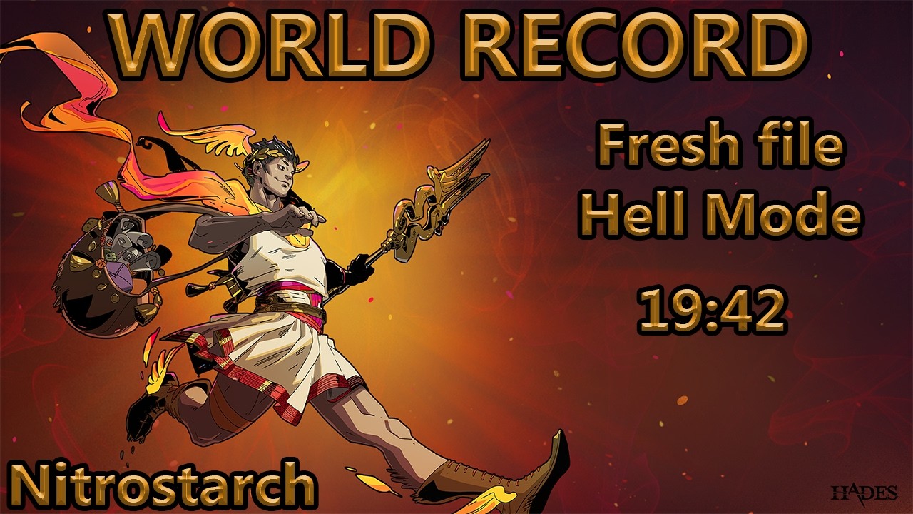 reoページです WORLD RECORD] SPEEDRUN HADES FRESH FILE - FIRST RUN HELL MODE IN