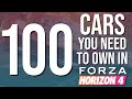 Forza Horizon 4 - 100 CARS YOU NEED TO OWN IN FORZA HORIZON 4!!! (All With Shared Tunes) Also in 4K
