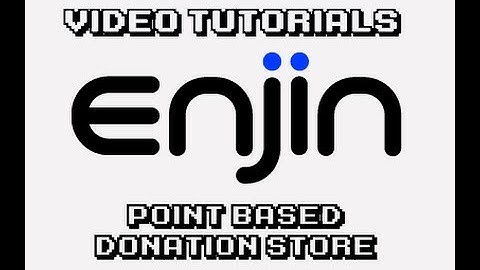 [Enjin Tutorial] Point based Donation Store (DonationCraft)