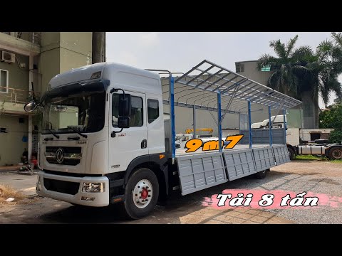 Mua xe tải DongFeng 8 tấn thùng dài 9m7 chỉ cần 260 triệu đồng | Nhập khẩu 2021