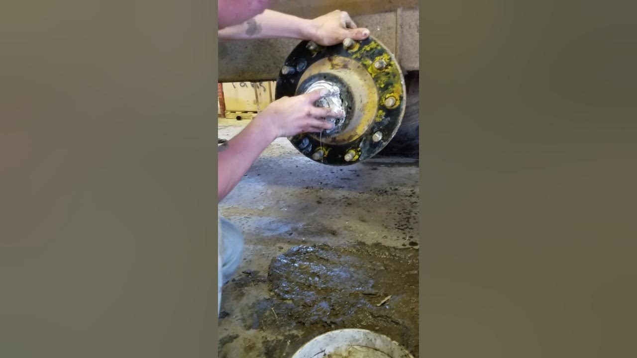 How to repack a feed wagon wheel bearing YouTube
