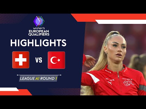 Switzerland v Turkey | Highlights | Women's Euro Qualifiers | 05/04/2024