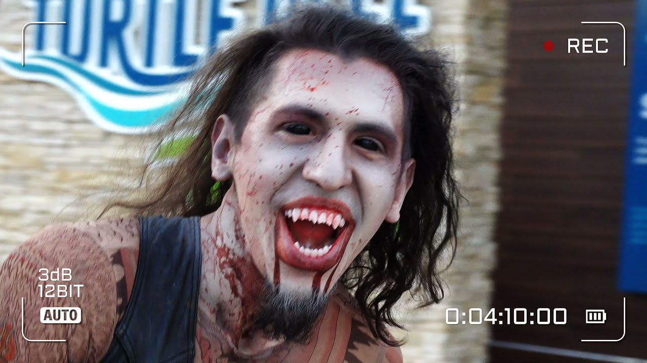 Seaworld San Antonio's Howl-o-scream Media Day: Vampire Bites!
