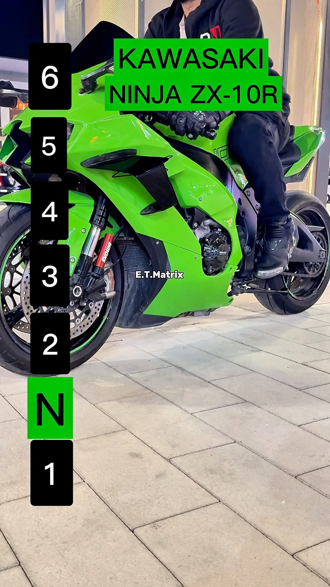 Top speed for every gear on a Kawasaki Ninja ZX-10R - YouTube