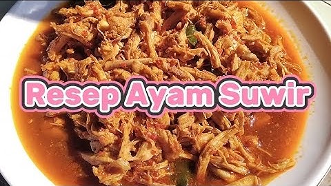 RESEP AYAM SUWIR PALING SIMPLE DAN BIKIN KETAGIHAN || RESEP MASAKAN RUMAHAN SEHARI HARI