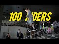 100 riders dans les rues de lyon 