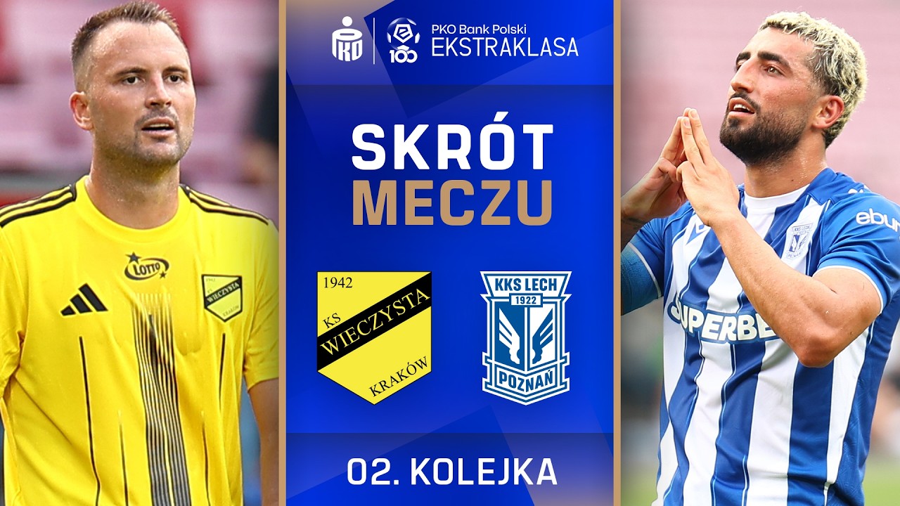Wieczysta Kraków 1–2 Lech Poznań full highlights