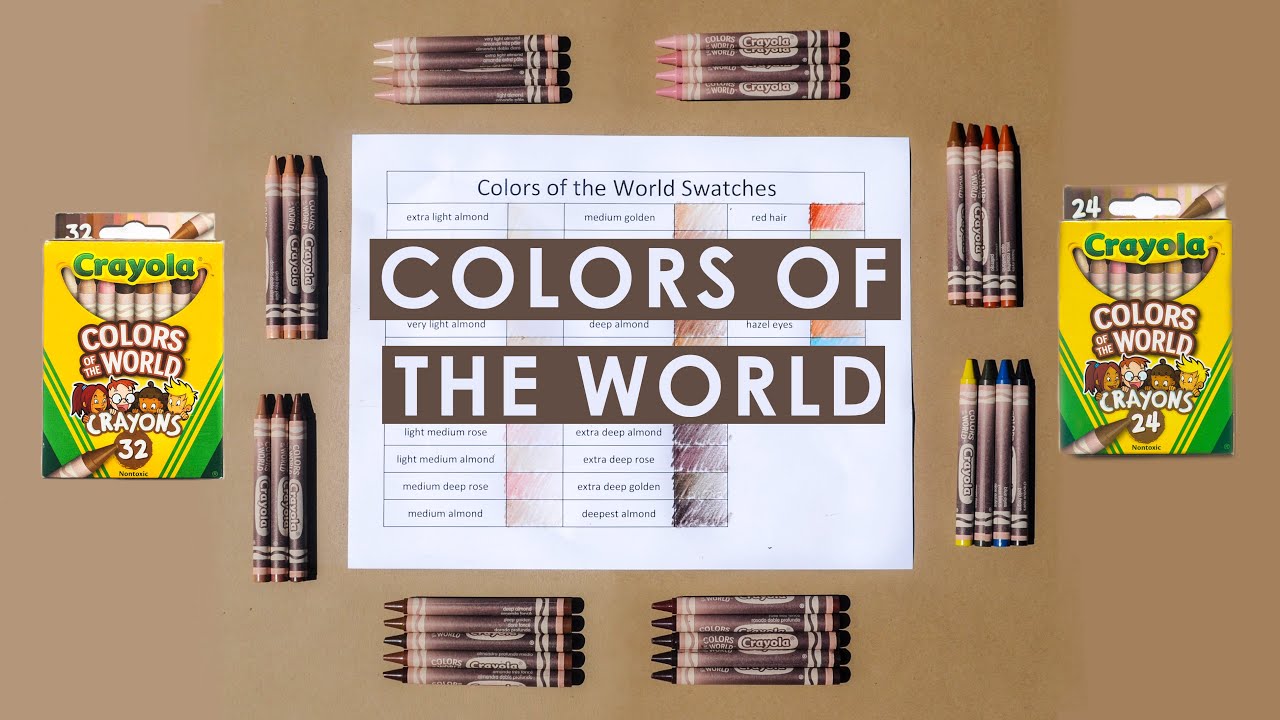 Colors of the World 24 Multicultural Crayons, Crayola.com