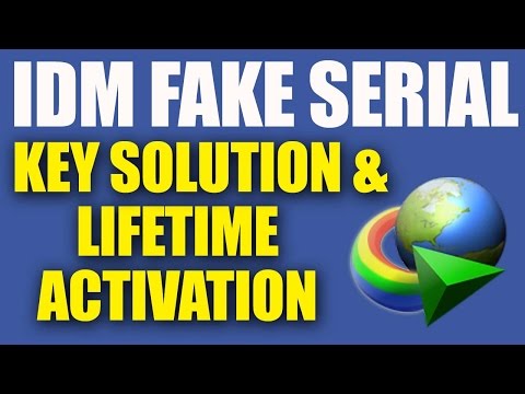 Internet Download Manager Fake Serial Key Solution & Lifetime Activation  @NewtonShah