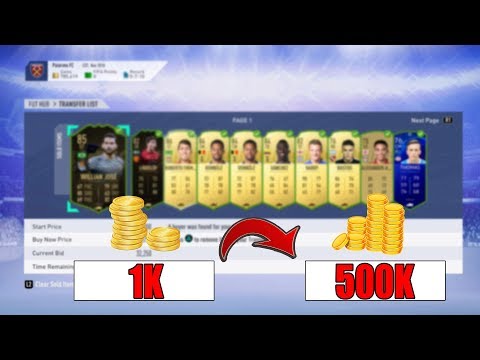 FIFA 19 - HOW TO TRADE FROM 1K-500K (BEST TRADING METHODS U0026 SNIPING FILTERS)