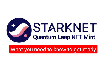 All You Need To Know About Starknet Quantum Leap NFT -  Potential Airdrop