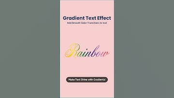 How to Add Gradient to Text in Adobe Illustrator #adobeillustrator #typography