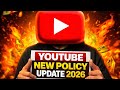 Creators के लिए बड़ी आफ़त | YOUTUBE New Policy Update 2026