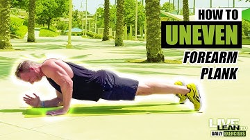 How To Do An ALTERNATING UNEVEN FOREARM PLANK | Exercise Demonstration Video and Guide