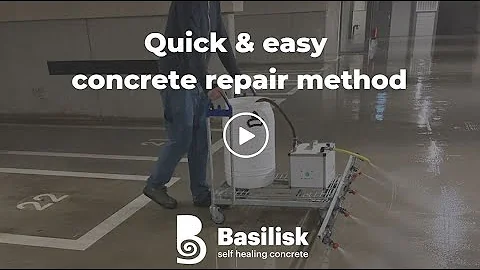 Quick and easy concrete repair method