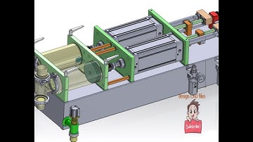 manual filling mechanism-industrial 3D model : machine-world.net P458